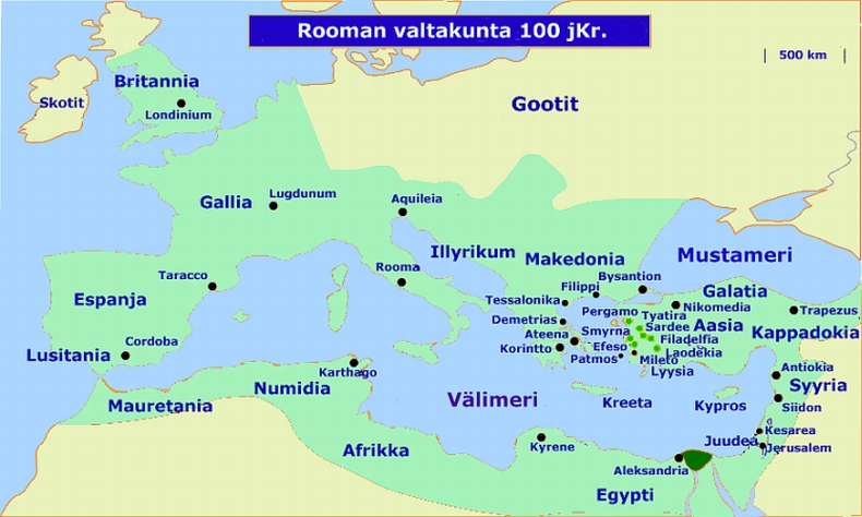 Rooman Valtakunta 100 JKr 