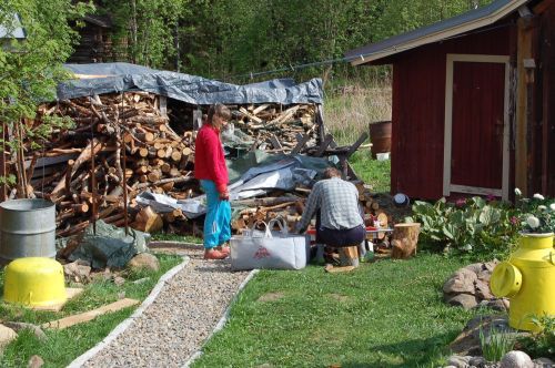 Chores in the yard
