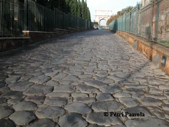 Ancient road at Rome