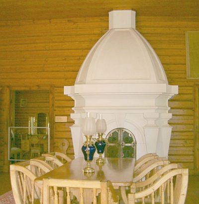 Fireplace of the hall