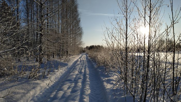 Finland winter landscape scenery view province of Päijät-Häme